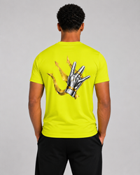 T-shirt Jamal Jaune Fluo miniature 2