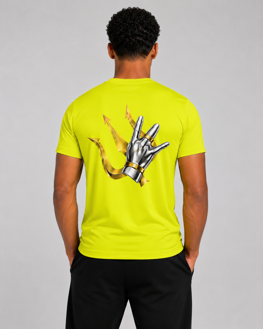 T-shirt Jamal Jaune Fluo
