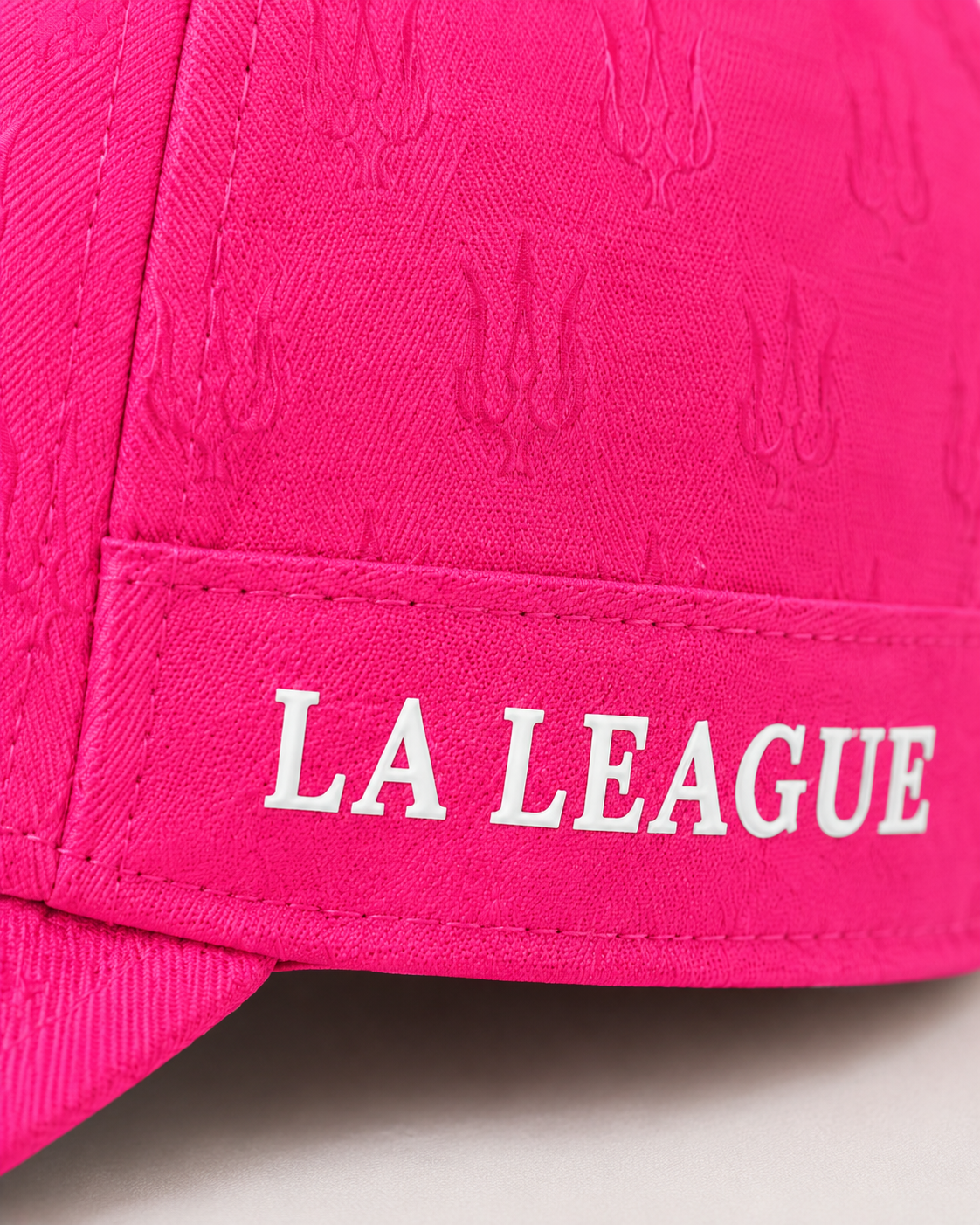 Casquette Jamal Rose fluo