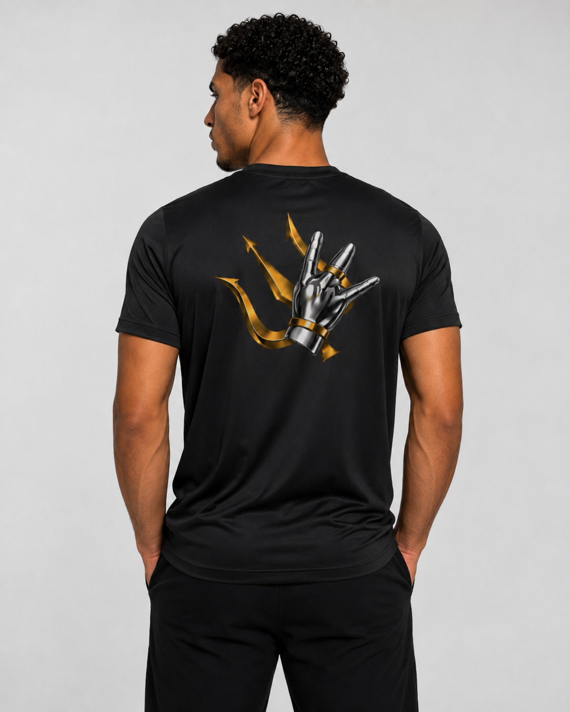 T-shirt Jamal Noir